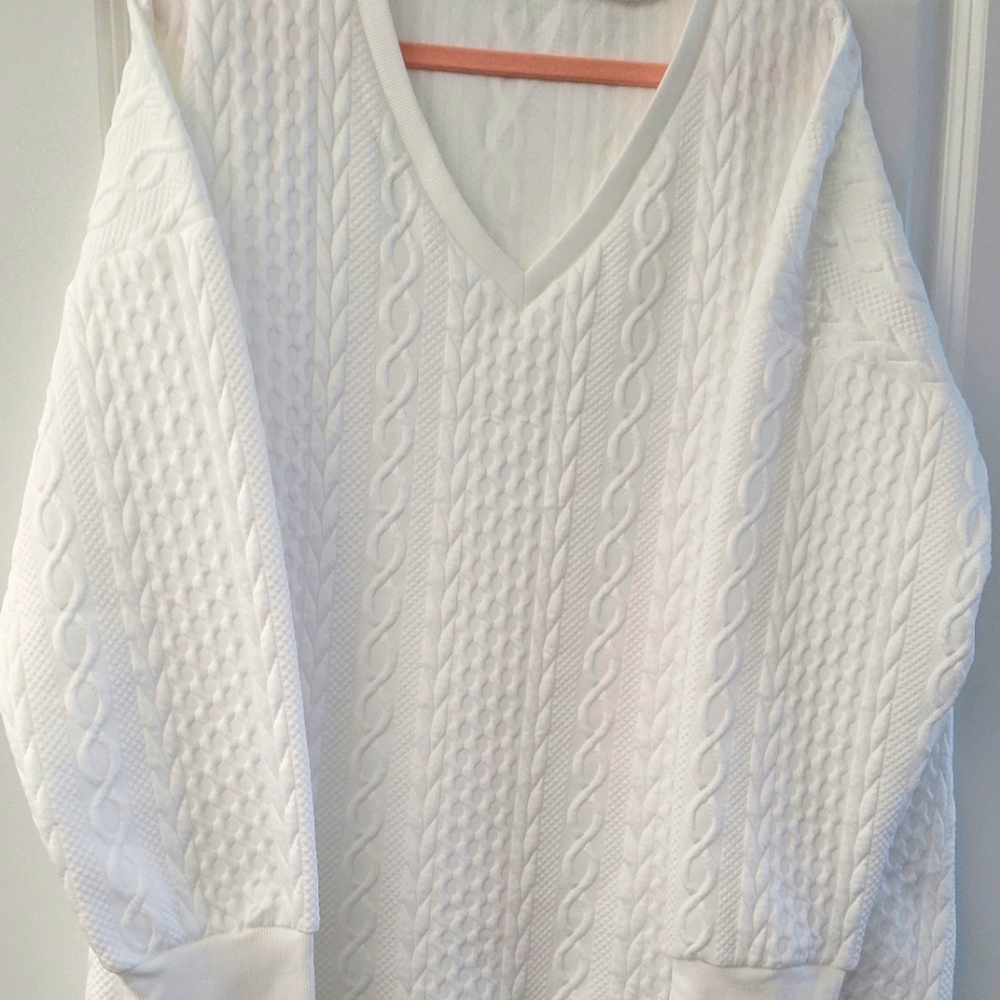 Light-weight pullover top 2X